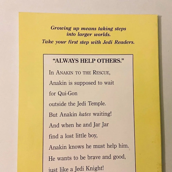 Vintage 1999 Anakin To The Rescue Star Wars Episode 1 Book with Stickers - Picture 8 of 16